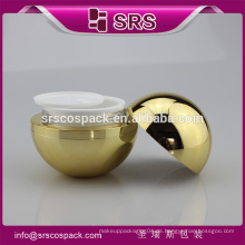 SRS kostenlose Probe 15ml 30ml 50ml Kunststoff Acryl Luxus Kosmetik Hautpflege Verpackung in Gold
